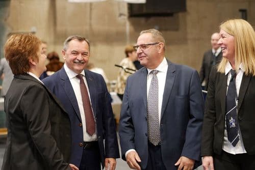 Jó hangulat az ünnepségen.