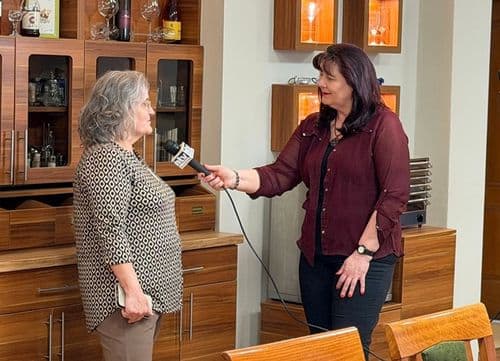 Elek Jánosné Edit, szintén felnőtt tanuló, a 2017-es balatoni habos mogyorótortát készítette el. 