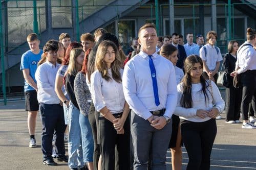 Vári Szabó István Technikum Szakképző Iskola és Kollégium tanulói az évnyitón