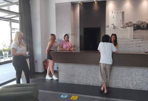 Recepción a tanulók.